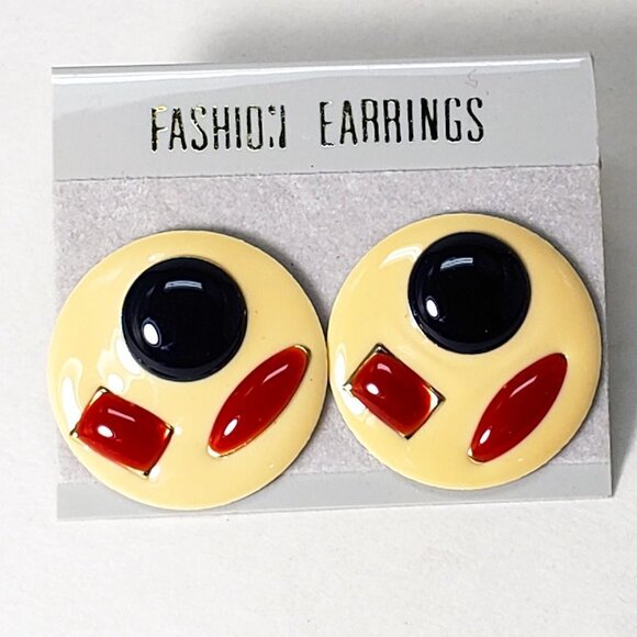 Elegant Circle Teardrop Earrings | Colorful 0.9-Inch | Women’s Fashion Jewelry - Picture 1 of 6